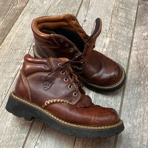 Ariat Canyon Work Boots Brown leather 7 B
